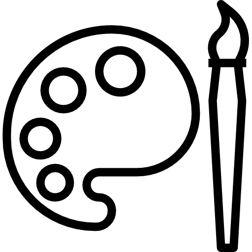 tavolozza turkkub Lineal icona