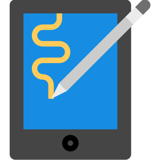 tablet graficzny turkkub Flat ikona