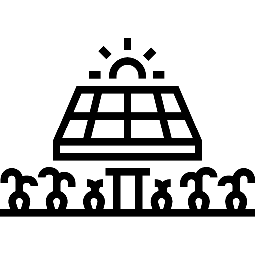panel słoneczny Detailed Straight Lineal ikona