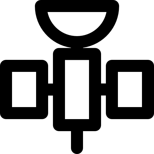 衛星 Super Basic Rounded Lineal icon