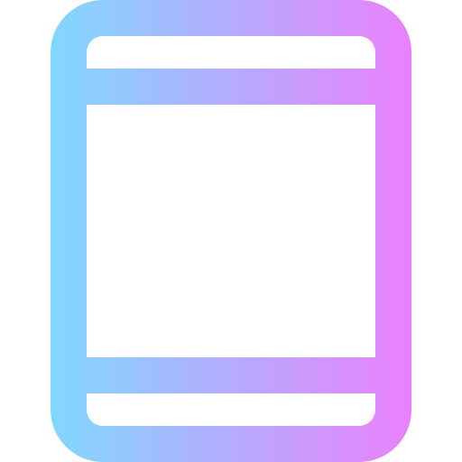 tablet Super Basic Rounded Gradient ikona