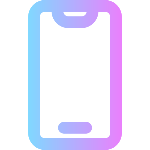 teléfono inteligente Super Basic Rounded Gradient icono