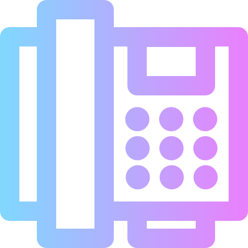 전화 Super Basic Rounded Gradient icon