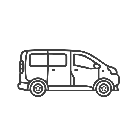 minivan auto Generic outline icoon