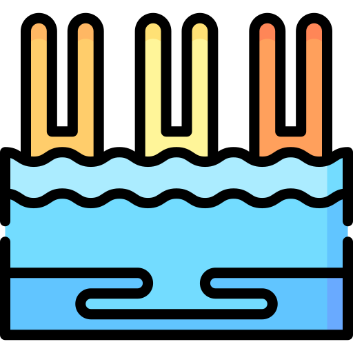 nuoto sincronizzato Special Lineal color icona