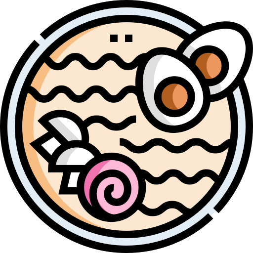Ramen Detailed Straight Lineal color icon
