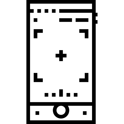 モバイルビデオ Detailed Straight Lineal icon