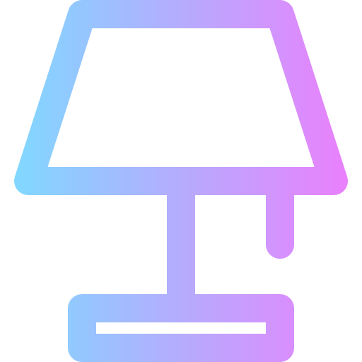Lamp Super Basic Rounded Gradient icon