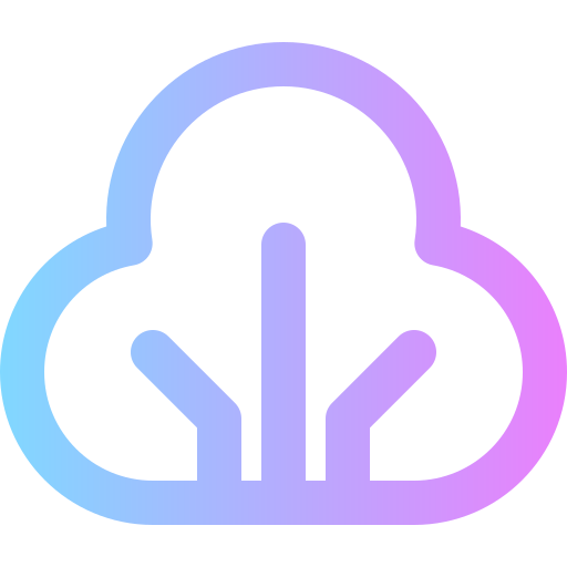 Cloud server Super Basic Rounded Gradient icon