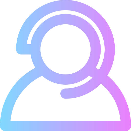 Customer service Super Basic Rounded Gradient icon
