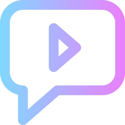 Live chat Super Basic Rounded Gradient icon