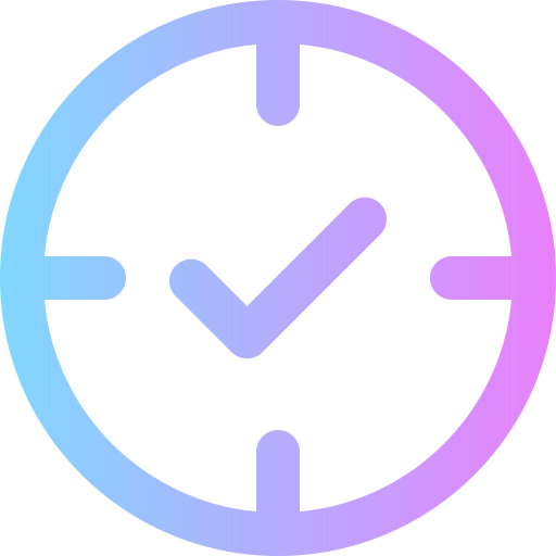 orologio Super Basic Rounded Gradient icona