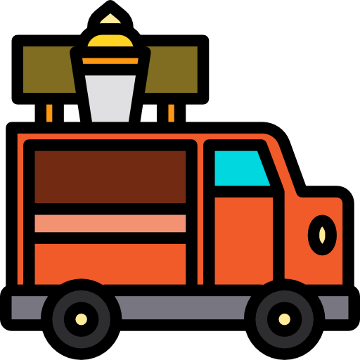 Food truck xnimrodx Lineal Color icon