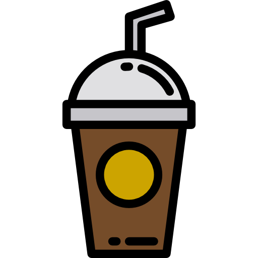 Iced coffee xnimrodx Lineal Color icon