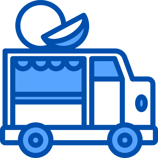 Food truck xnimrodx Blue icon