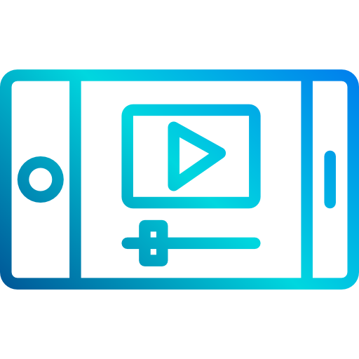 Video player xnimrodx Lineal Gradient icon