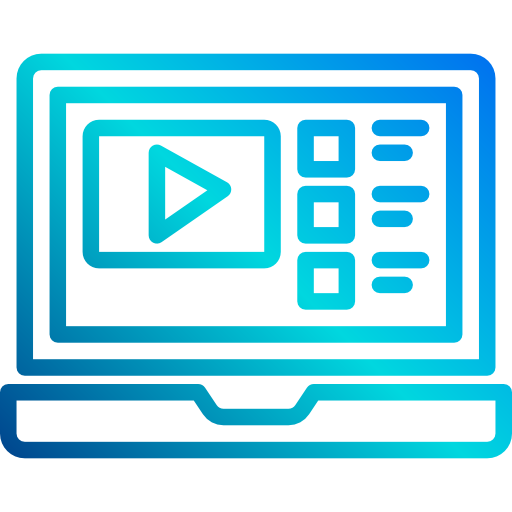 lecteur vidéo xnimrodx Lineal Gradient Icône