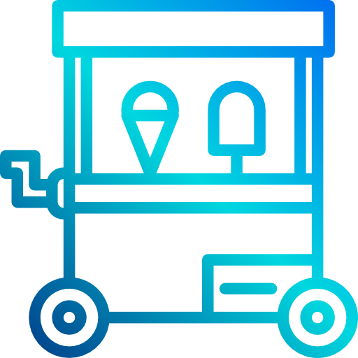 아이스크림 카트 xnimrodx Lineal Gradient icon
