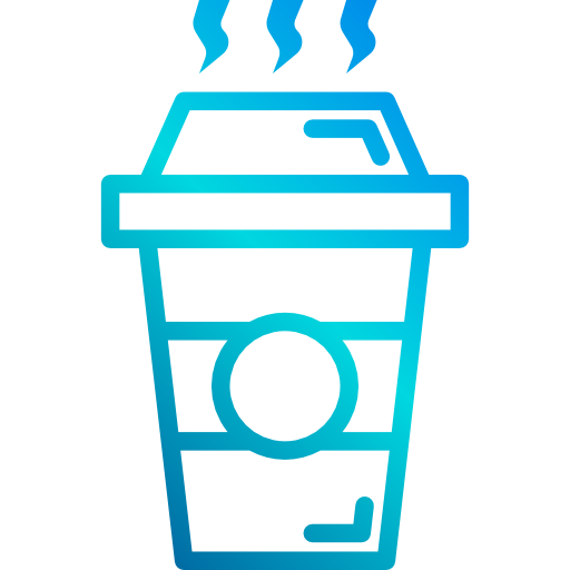caffè caldo xnimrodx Lineal Gradient icona