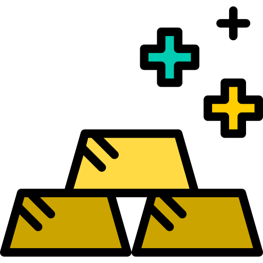 lingotti d'oro xnimrodx Lineal Color icona