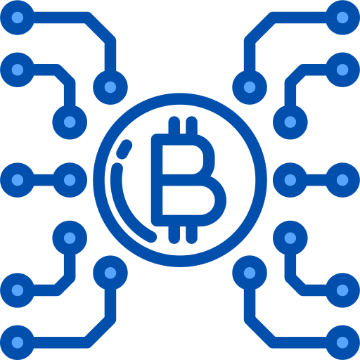 bitcoin xnimrodx Blue icono