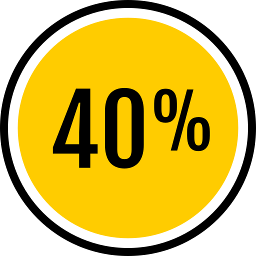 Percent Generic color lineal-color icon