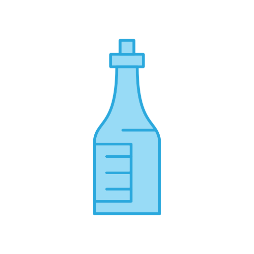 Bottle Generic color lineal-color icon