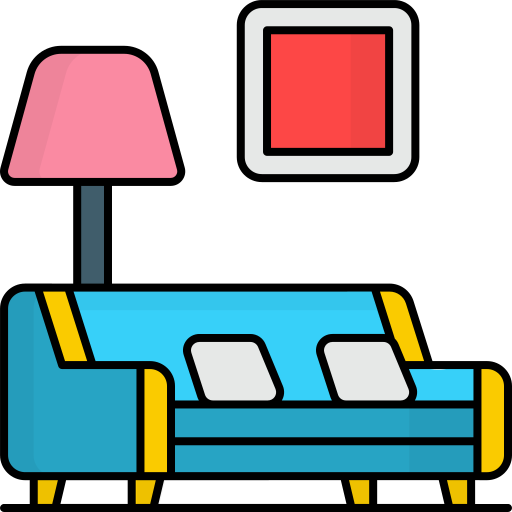 divano Generic color lineal-color icona