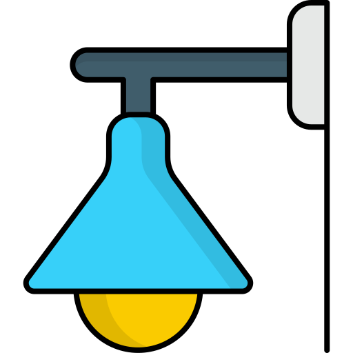 elektrisch licht Generic color lineal-color icoon