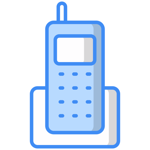 無線電話 Generic color lineal-color icon