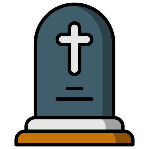 begraafplaats Generic color lineal-color icoon