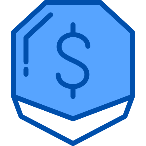 dollarsymbol xnimrodx Blue icon