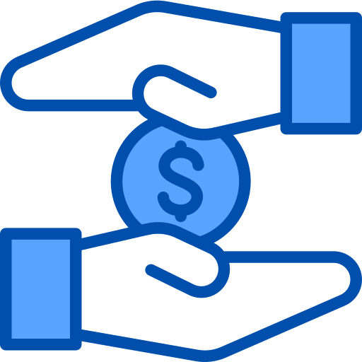 Money xnimrodx Blue icon