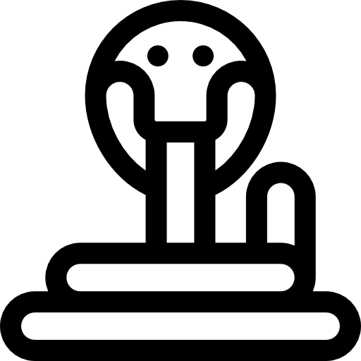 뱀 Basic Rounded Lineal icon