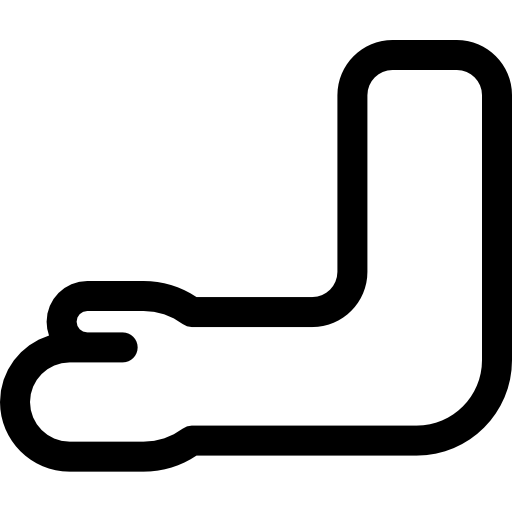 ramię Basic Rounded Lineal ikona