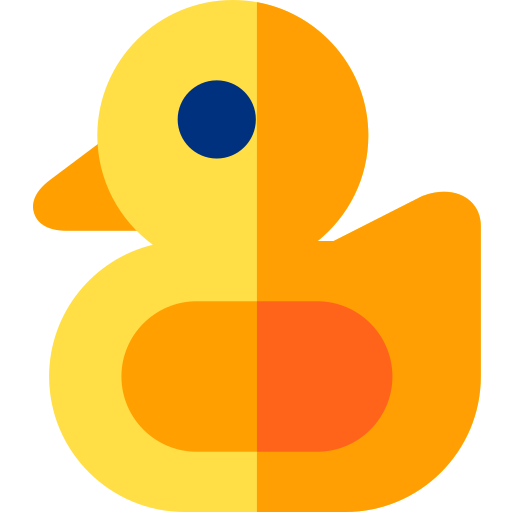 Duck Basic Rounded Flat icon