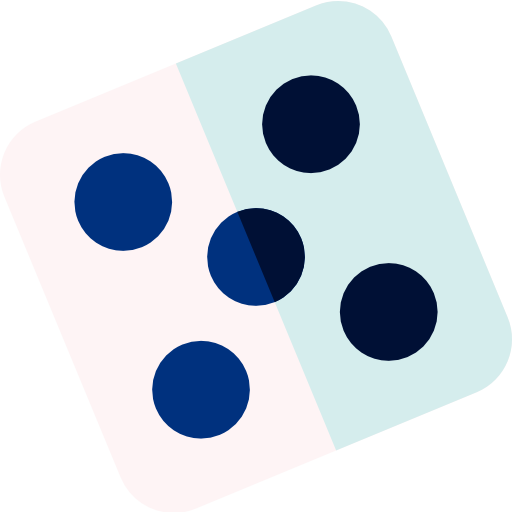 Dice Basic Rounded Flat icon
