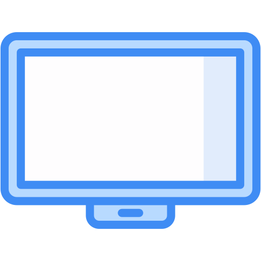 telewizor Generic color lineal-color ikona