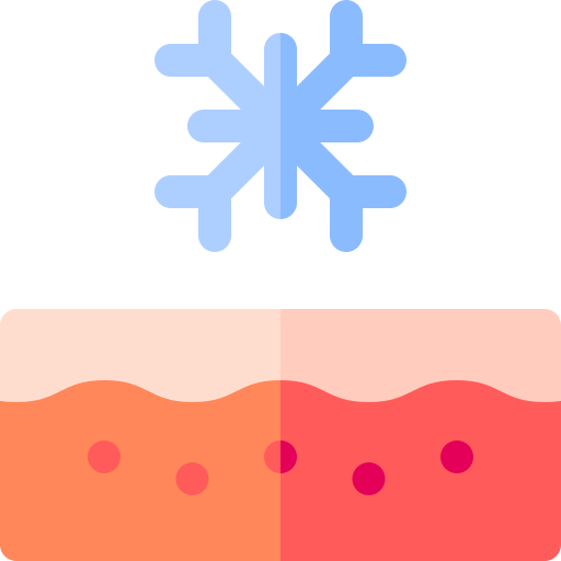 hipotermia Basic Rounded Flat icono