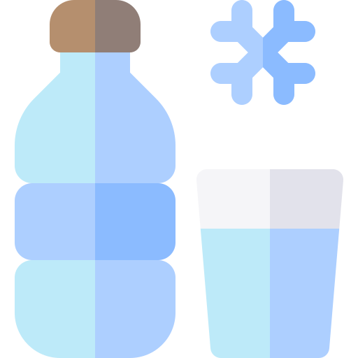 agua fría Basic Rounded Flat icono