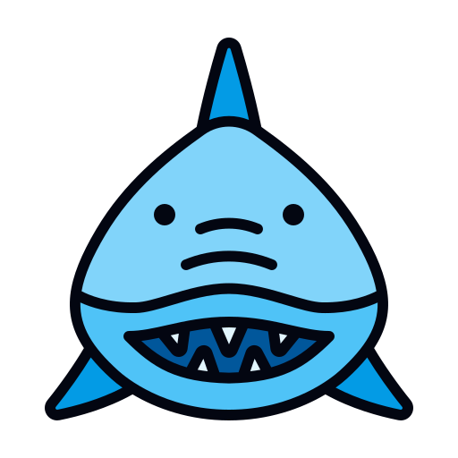 Shark Generic color lineal-color icon