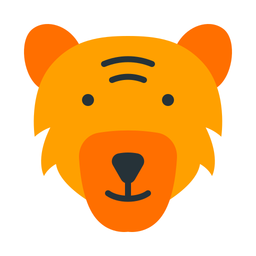 虎 Generic color fill icon