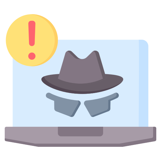 spyware Generic color fill icon