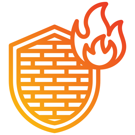 firewall Generic gradient outline icona