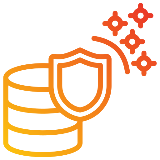 Database security Generic gradient outline icon
