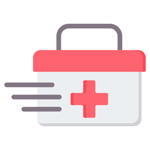 Emergency kit Generic color fill icon