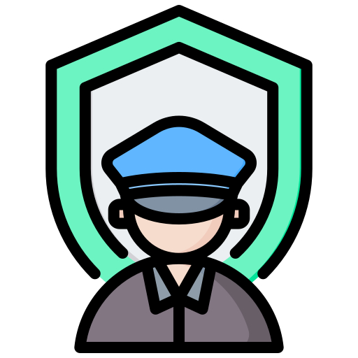 Security officer Generic color lineal-color icon