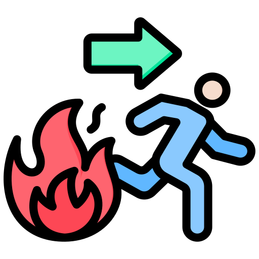 salida de incendios Generic color lineal-color icono