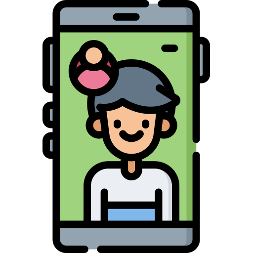 Video call Special Lineal color icon