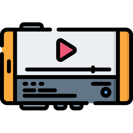 reproductor de video Special Lineal color icono